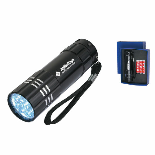 Aluminum LED Flashlight with Strap