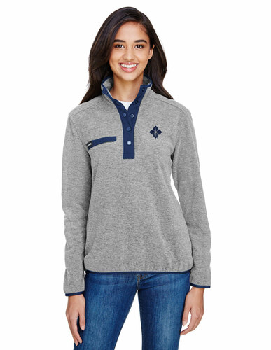 DRI DUCK Aspen Melange Mountain Fleece Pullover