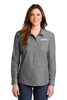 Port Authority Ladies Slub Chambray Shirt.