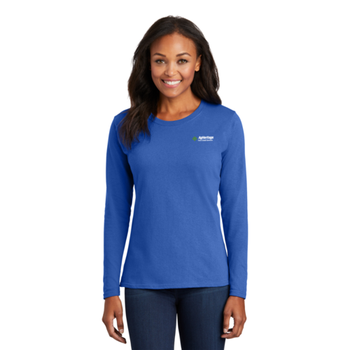 Port and Company Ladies Long Sleeve Core Cotton Tee