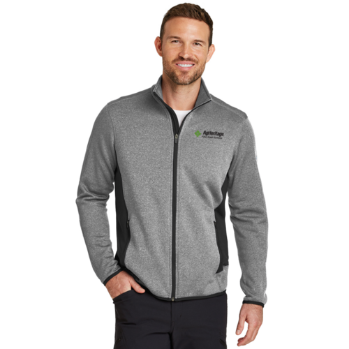 Eddie Bauer Full-Zip Heather Stretch Fleece Jacket