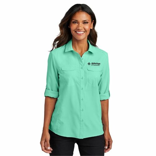 Port Authority Ladies Long Sleeve UV Daybreak Shirt