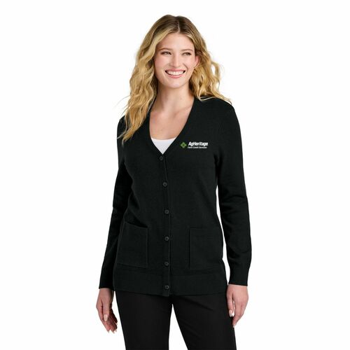 Port Authority Women's Easy Care Button-Up Cardigan Sweater